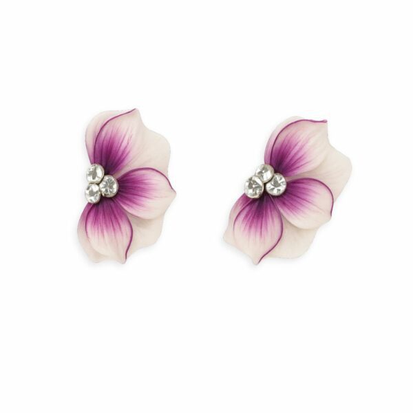 Fleurs acrylique rose musquée