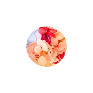 POT DE FLEURS SÉCHÉES MULTICOLORES