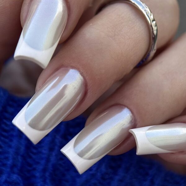 poudre chrom pearl white