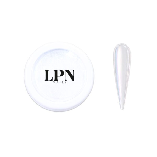 poudre chrome pearl clear