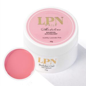 Builder gel auto égalisant modeline Milky Lavender Pink