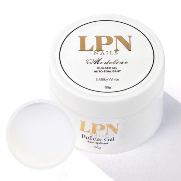 Builder gel auto égalisant modeline Milky White