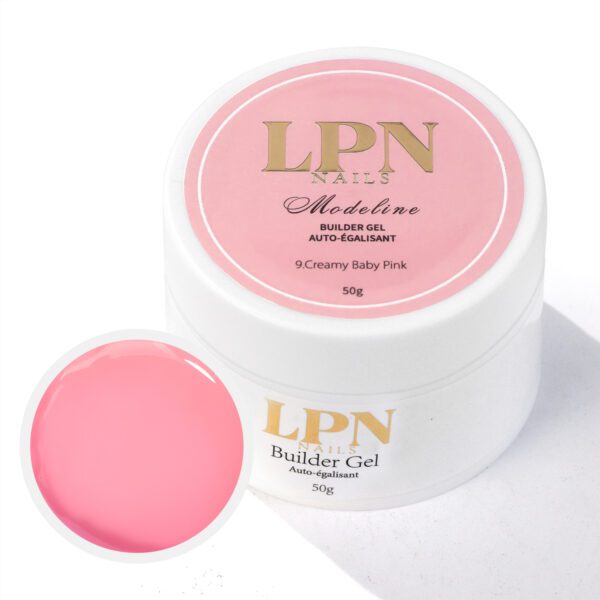Builder gel auto égalisant modeline Creamy Baby Pink