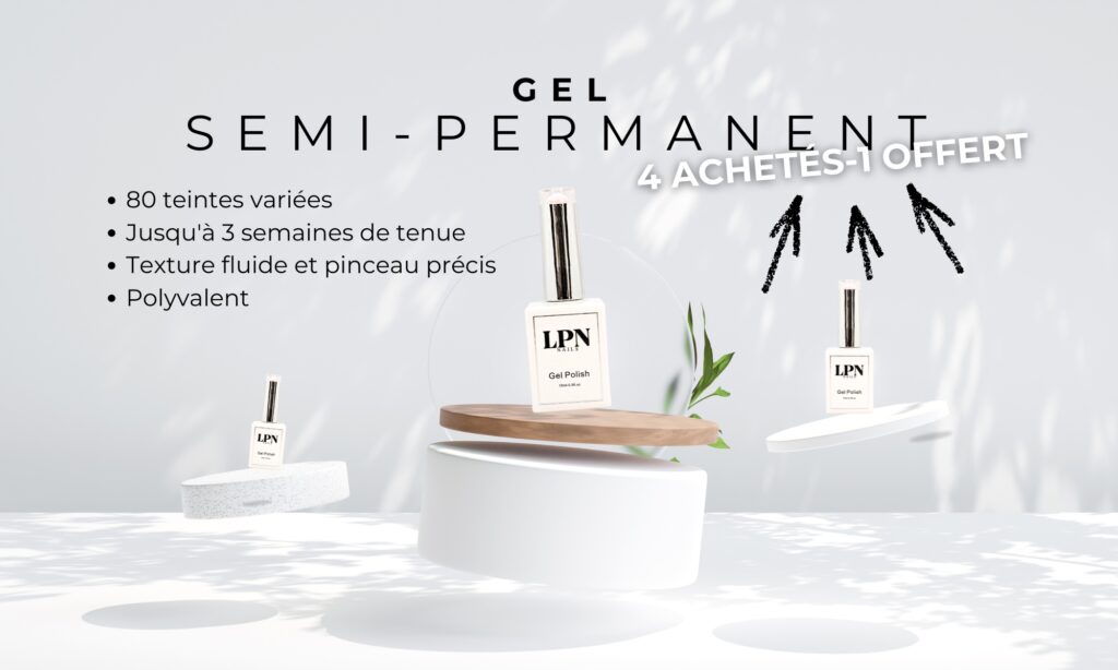 gel semi-permanent 4 achetés 1 offert gel semi-permanent 4 achetés 1 offert