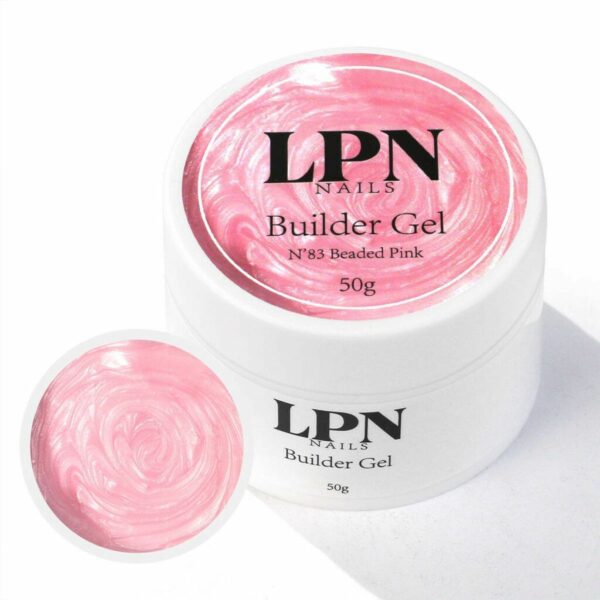 builder gel classique construction beaded pink