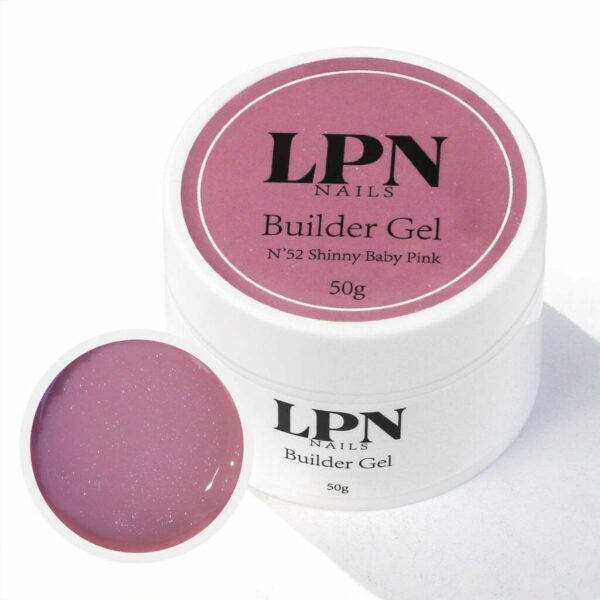 builder gel classique construction shinny baby pink