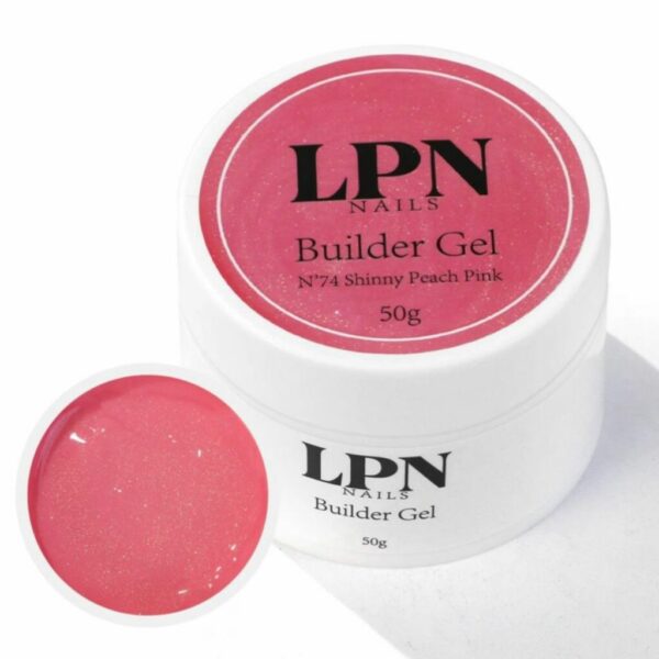 builder gel classique construction shinny peach pink