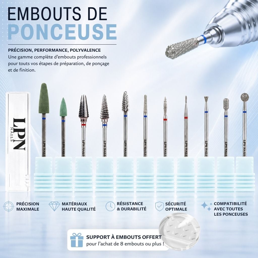 embouts de ponceuse