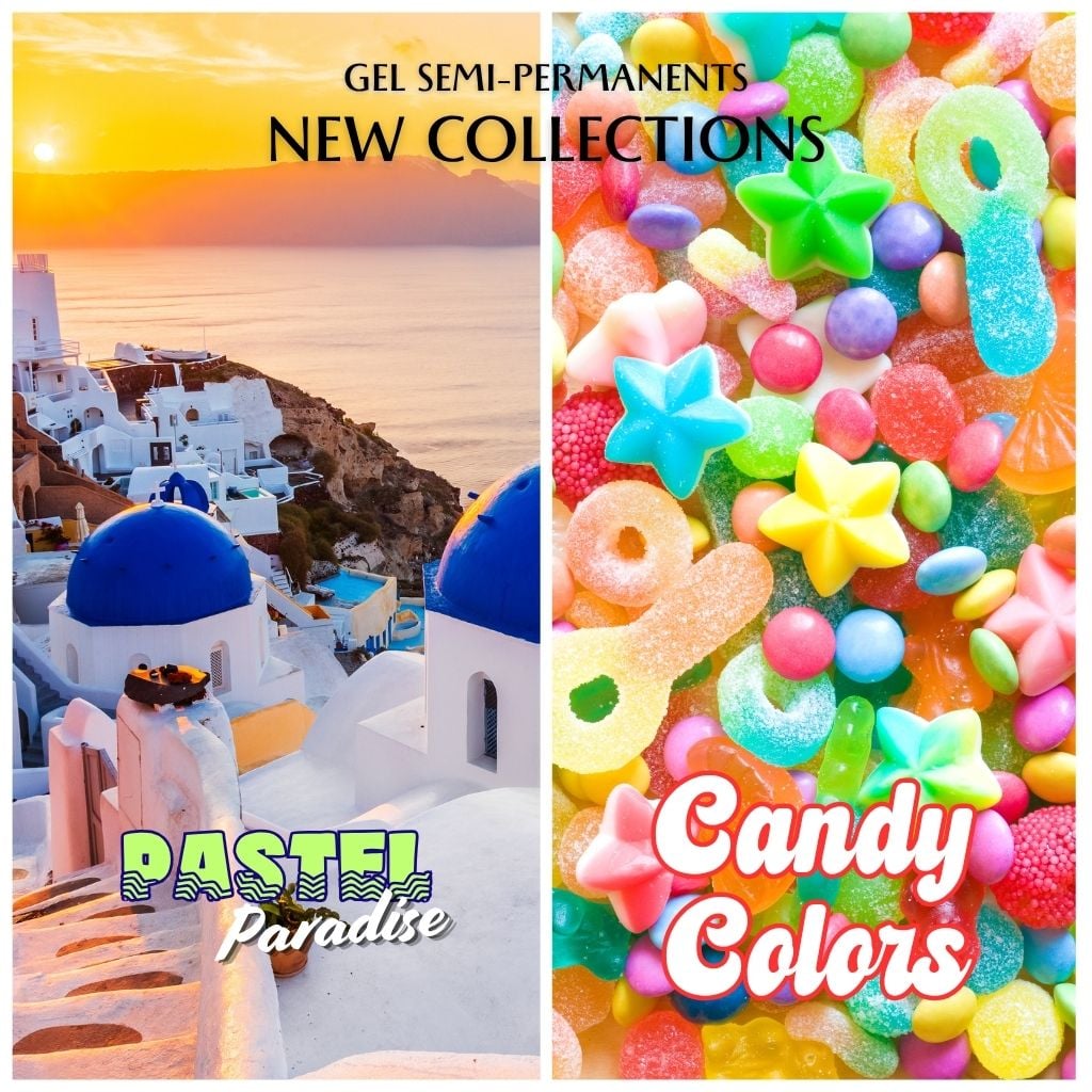 pastel paradise candy colors